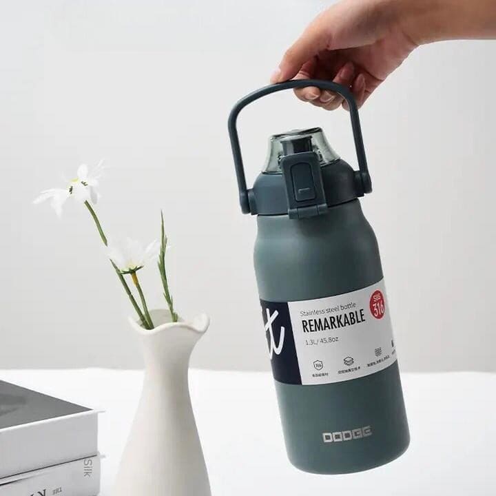Large Belly Thermal Thermos, Portable High Capacity Vacuum Sport Thermal Bottle, Double Wall Stainless Steel Vacuum Water Bottle, Vacuum Insulated Beverage Container For Outdoor Large Belly Thermal Thermos, Portable High Capacity Vacuum Sport Thermal Bottle, Double Wall Stainless Steel Vacuum Water Bottle, Vacuum Insulated Beverage Container For Outdoor